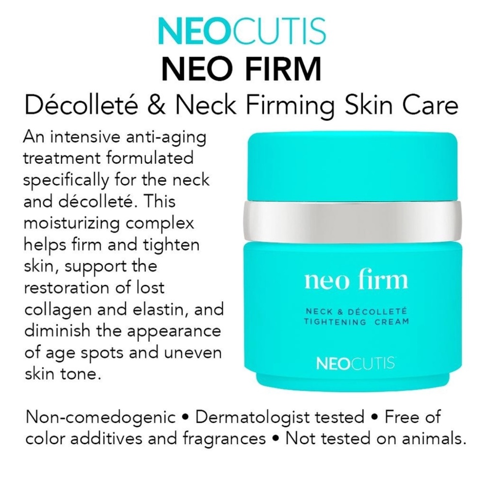 NWT....NEO-FIRM NECK TIGHTENING CREAM (formally Micro Firm) 1.69 ounces - Picture 2 of 9